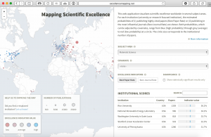 Bild: screenshot der Webseite excellencemapping.net
